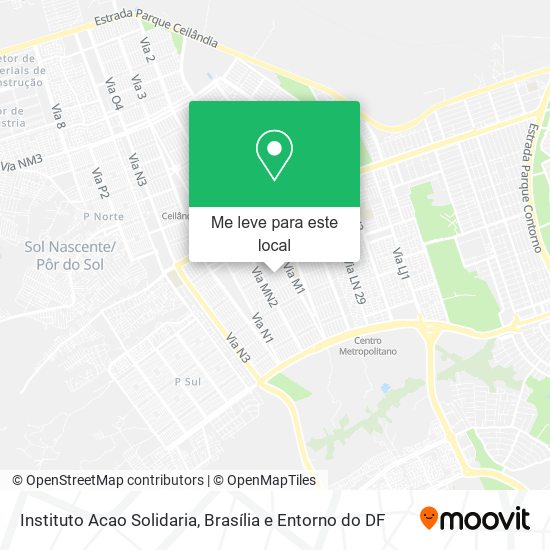 Instituto Acao Solidaria mapa