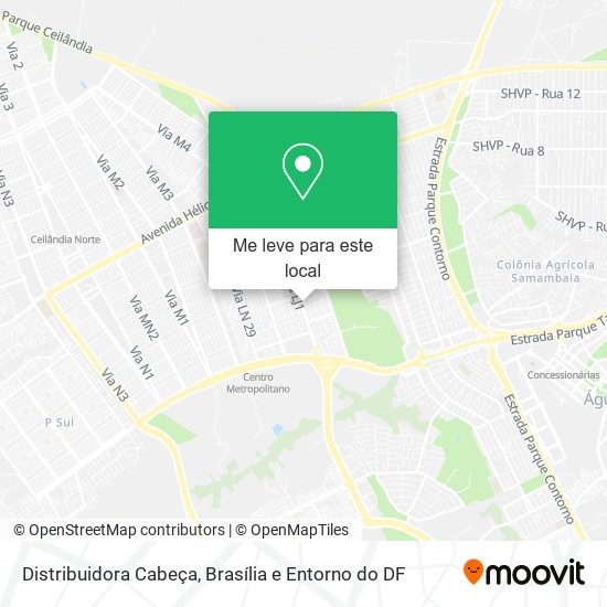 Distribuidora Cabeça mapa