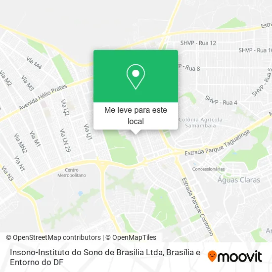 Insono-Instituto do Sono de Brasilia Ltda mapa