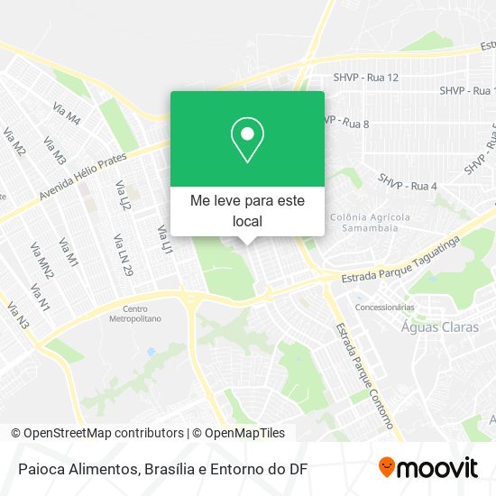Paioca Alimentos mapa