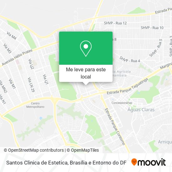 Santos Clinica de Estetica mapa