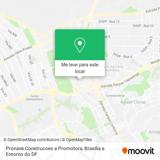Pronave Construcoes e Promotora mapa