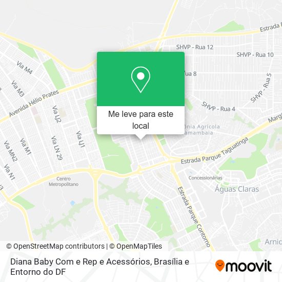 Diana Baby Com e Rep e Acessórios mapa