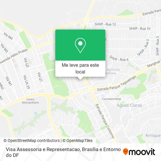 Visa Assessoria e Representacao mapa