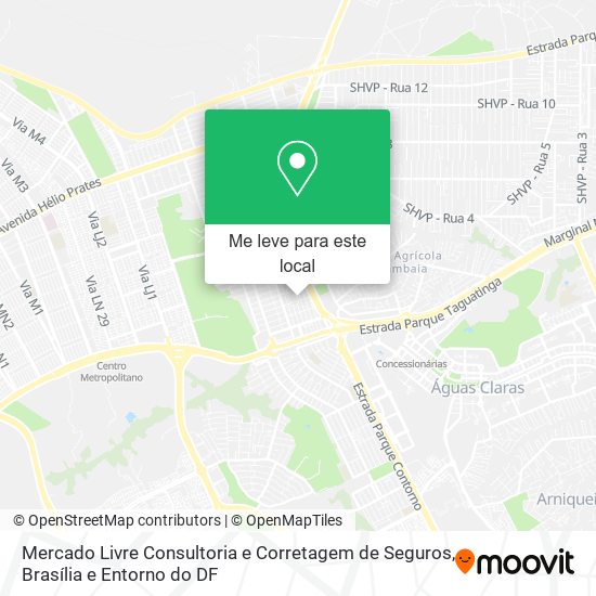 Mercado Livre Consultoria e Corretagem de Seguros mapa