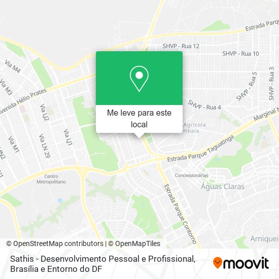 Sathis - Desenvolvimento Pessoal e Profissional mapa