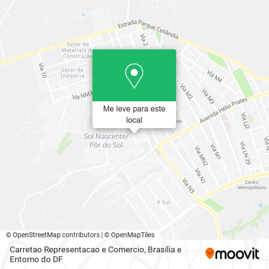 Carretao Representacao e Comercio mapa