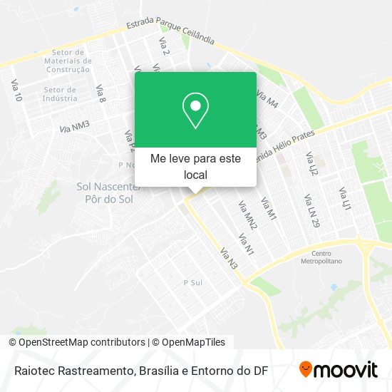Raiotec Rastreamento mapa