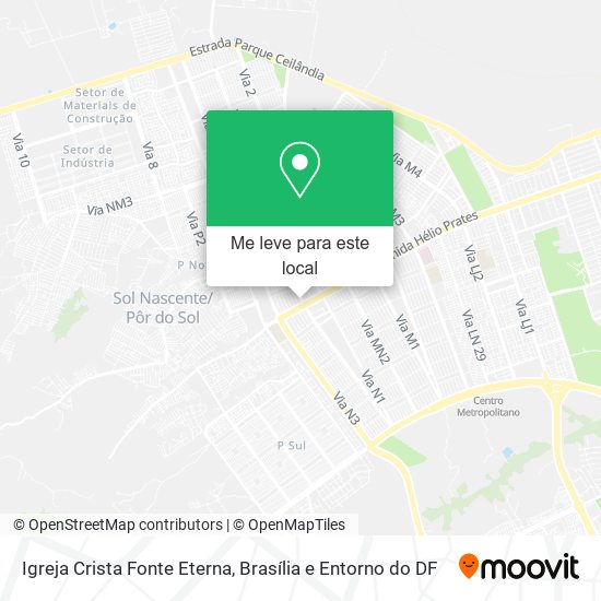 Igreja Crista Fonte Eterna mapa