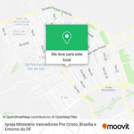 Igreja Ministerio Vencedores Por Cristo mapa