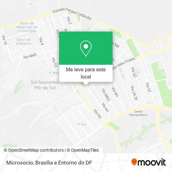 Microsocio mapa