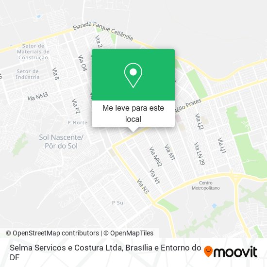 Selma Servicos e Costura Ltda mapa