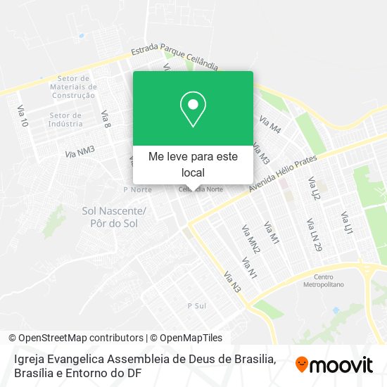Igreja Evangelica Assembleia de Deus de Brasilia mapa
