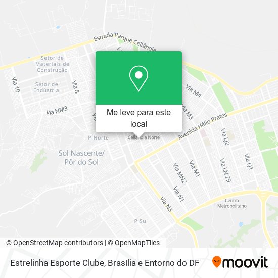 Estrelinha Esporte Clube mapa