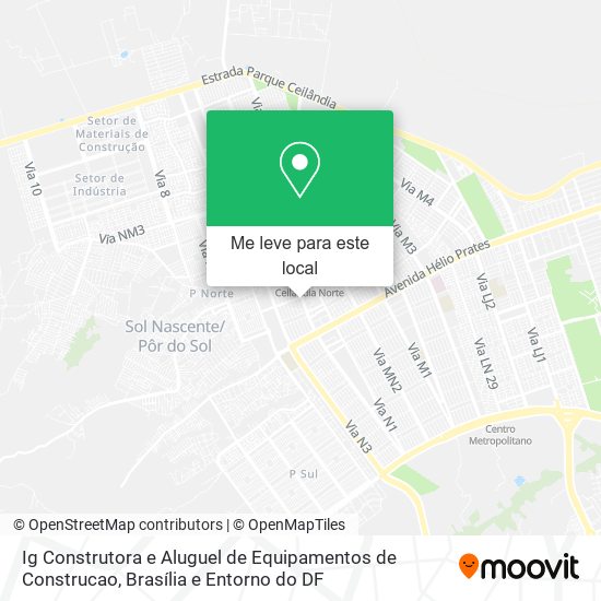 Ig Construtora e Aluguel de Equipamentos de Construcao mapa