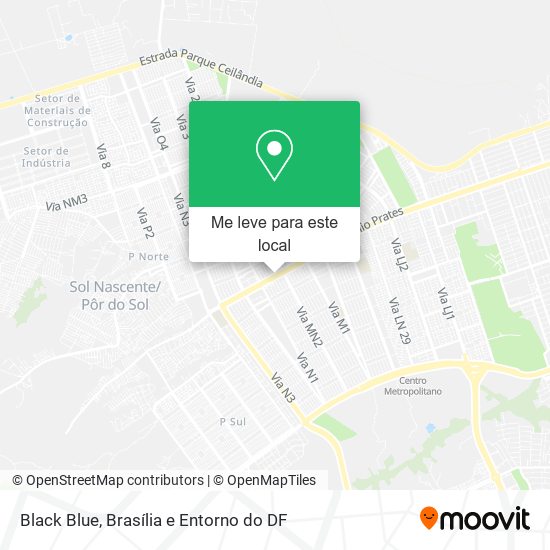 Black Blue mapa
