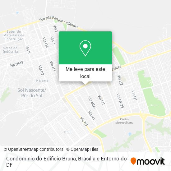 Condominio do Edificio Bruna mapa