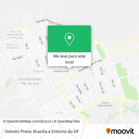 Odonto Preve mapa