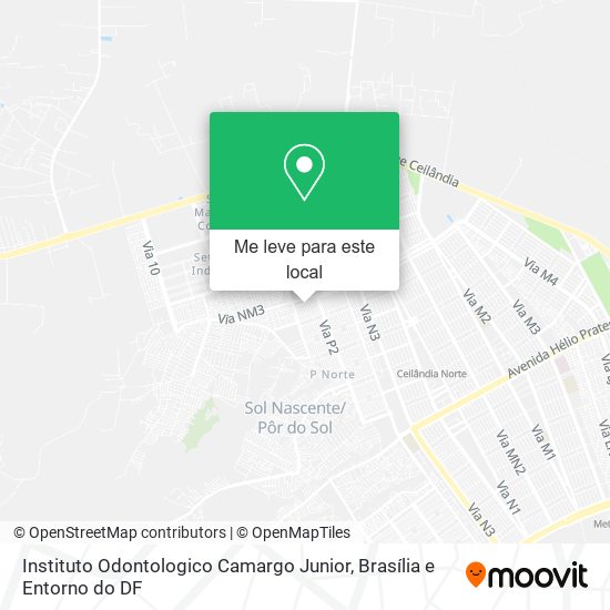Instituto Odontologico Camargo Junior mapa