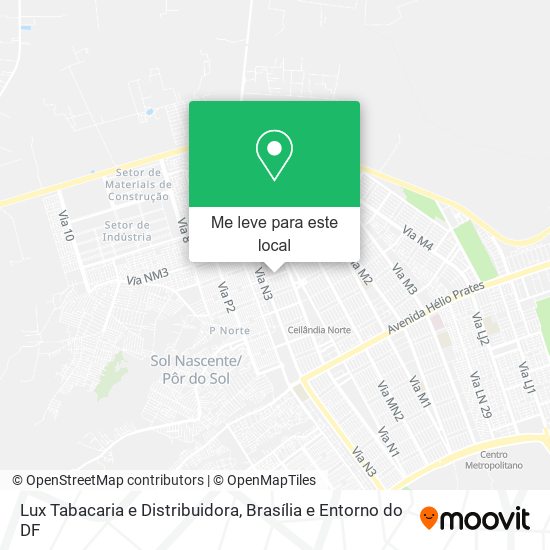 Lux Tabacaria e Distribuidora mapa