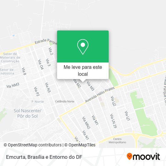 Emcurta mapa