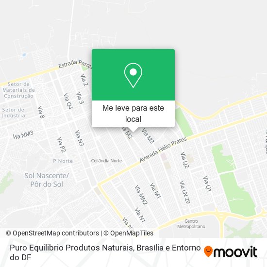 Puro Equilibrio Produtos Naturais mapa
