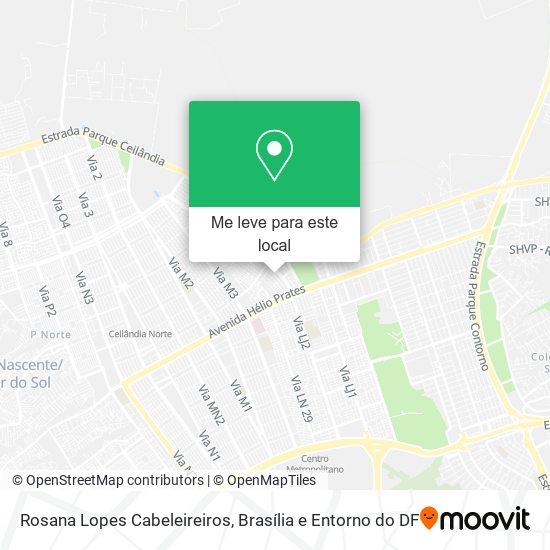 Rosana Lopes Cabeleireiros mapa