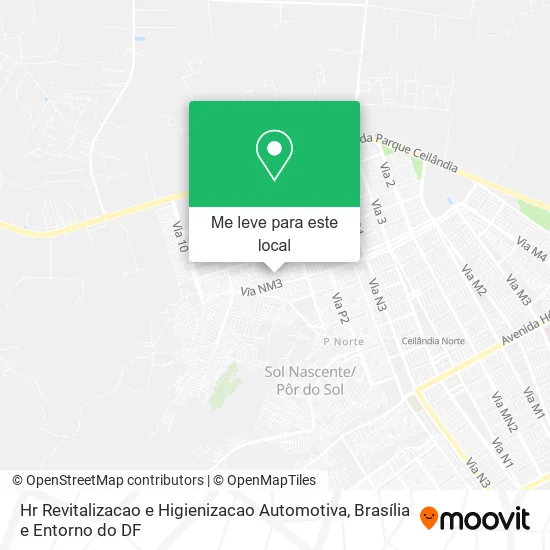 Hr Revitalizacao e Higienizacao Automotiva mapa