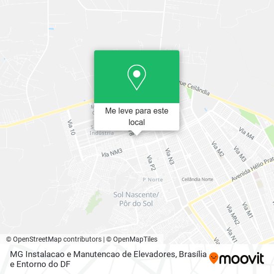 MG Instalacao e Manutencao de Elevadores mapa