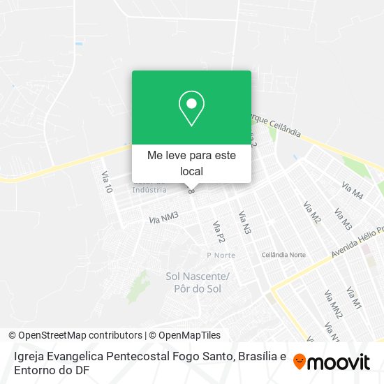 Igreja Evangelica Pentecostal Fogo Santo mapa