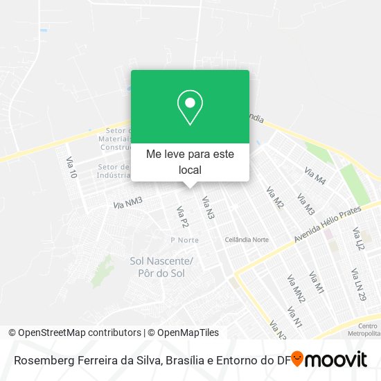 Rosemberg Ferreira da Silva mapa