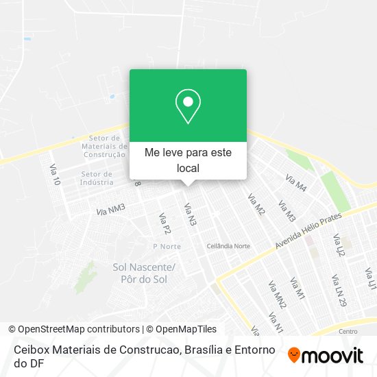 Ceibox Materiais de Construcao mapa