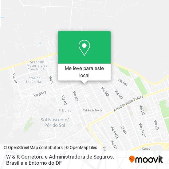 W & K Corretora e Administradora de Seguros mapa