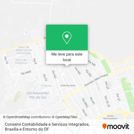 Conservi Contabilidade e Servicos Integrados mapa