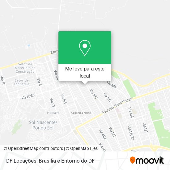 DF Locações mapa