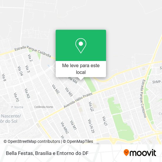 Bella Festas mapa