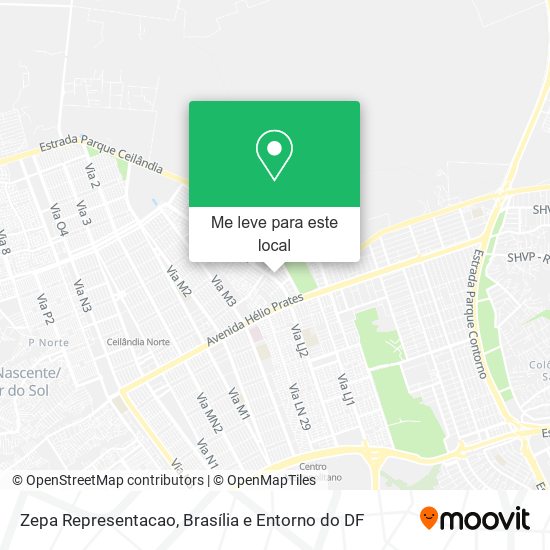 Zepa Representacao mapa