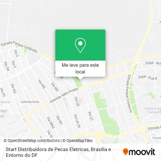 Start Distribuidora de Pecas Eletricas mapa
