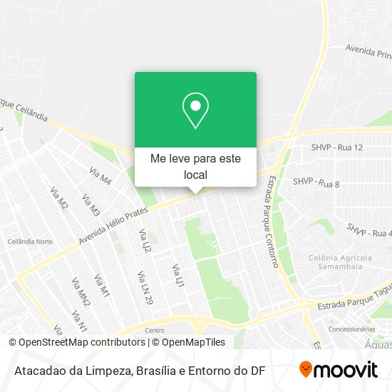 Atacadao da Limpeza mapa