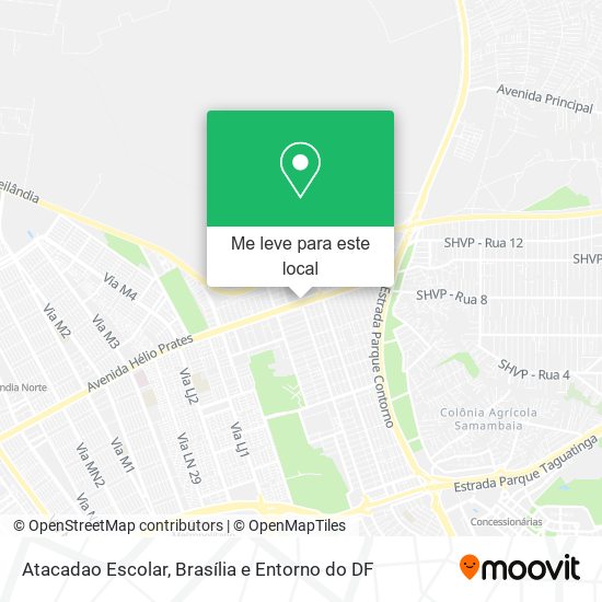 Atacadao Escolar mapa