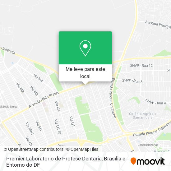 Premier Laboratório de Prótese Dentária mapa