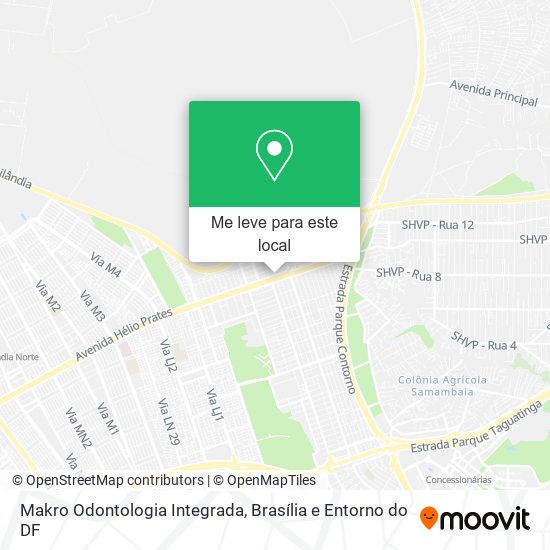 Makro Odontologia Integrada mapa