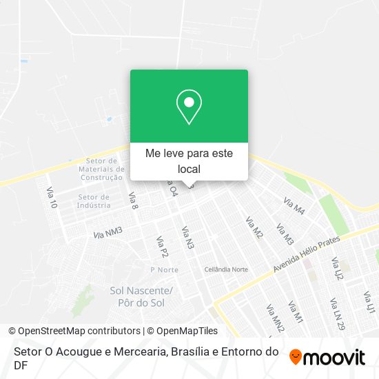 Setor O Acougue e Mercearia mapa