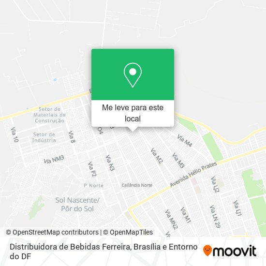 Distribuidora de Bebidas Ferreira mapa