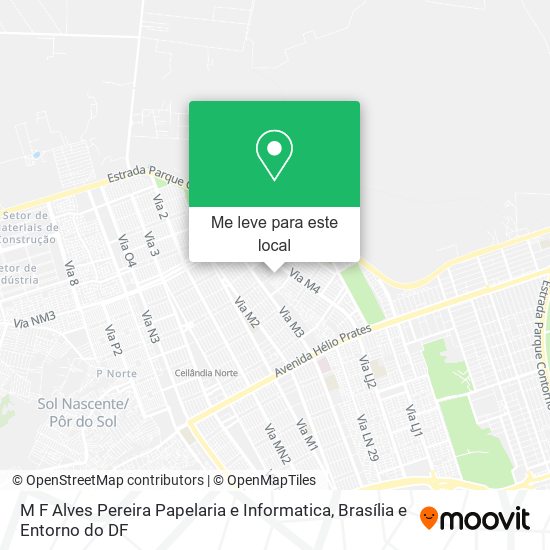 M F Alves Pereira Papelaria e Informatica mapa