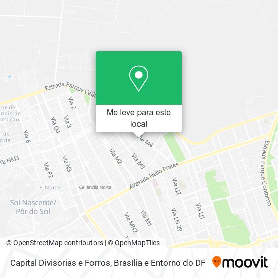 Capital Divisorias e Forros mapa