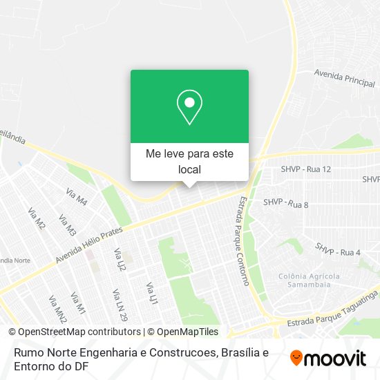 Rumo Norte Engenharia e Construcoes mapa