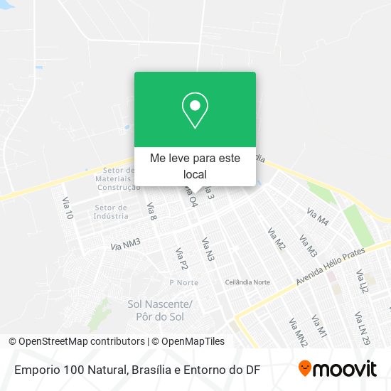 Emporio 100 Natural mapa
