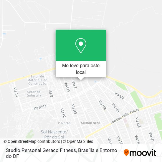 Studio Personal Geraco Fitness mapa