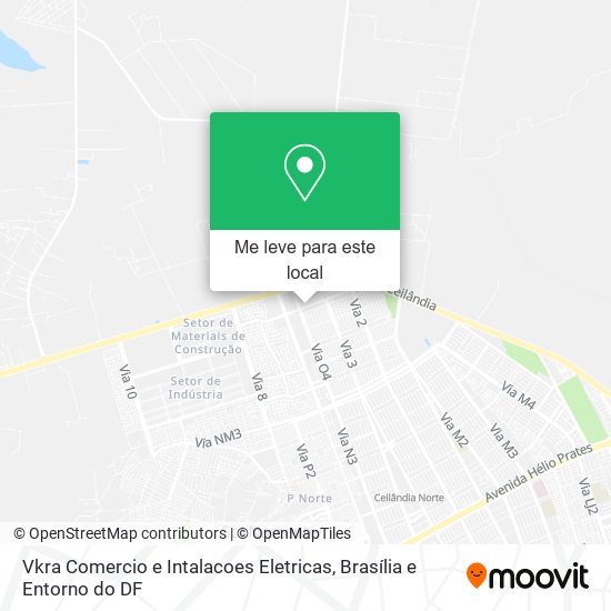 Vkra Comercio e Intalacoes Eletricas mapa